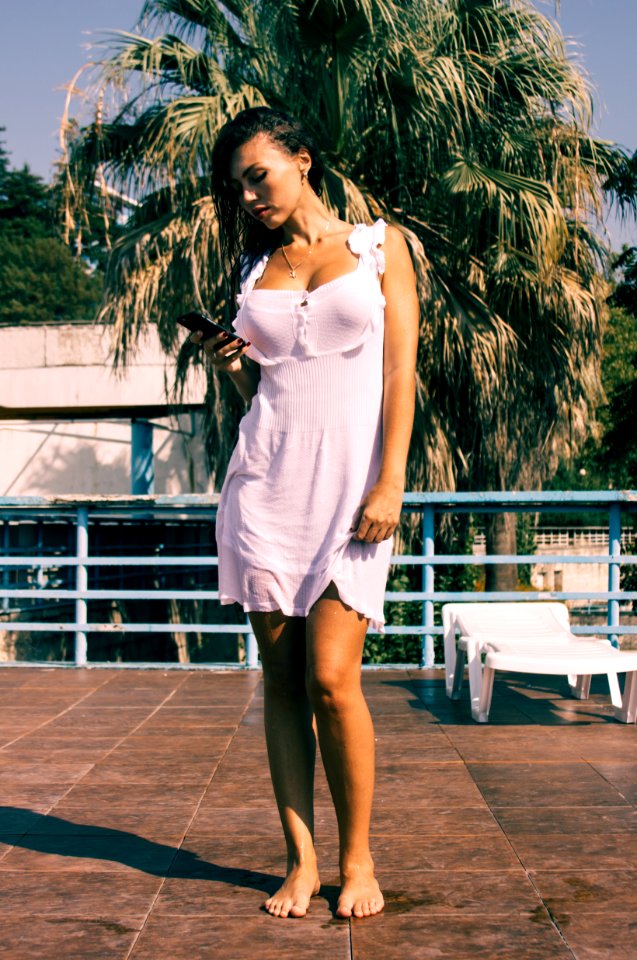 Photo Of A Woman At The Resort