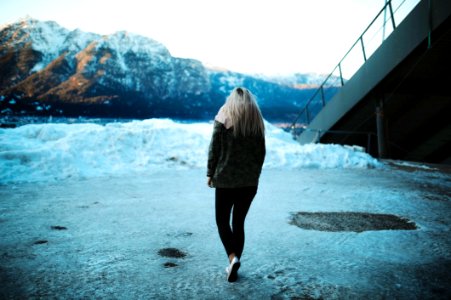 Woman Walking photo