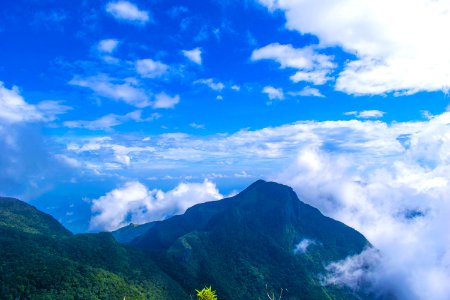 Aerial Photography Of Mountain photo