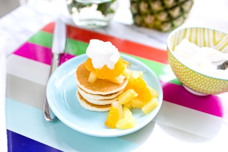 Pancake With Butter And Cheese