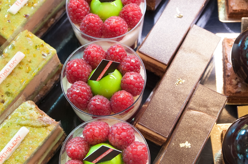 Fruit raspberries chocolate