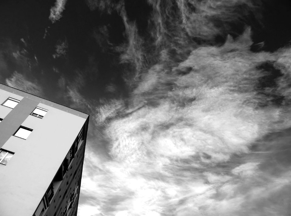 Monochrome Photography Of Clouds