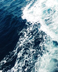 Blue And White Ocean