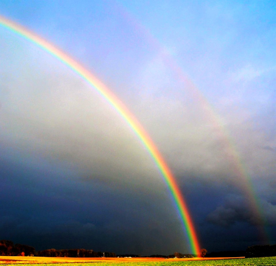 Photography Of Rainbow During Cloudy Sky