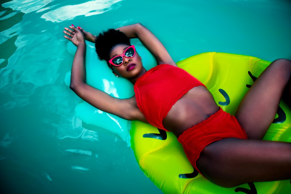 Womens Red Sleeveless Top Bikini