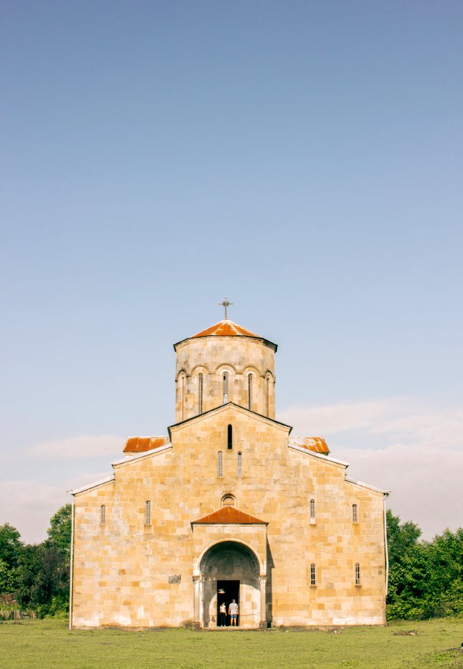 Brown And Orange Church