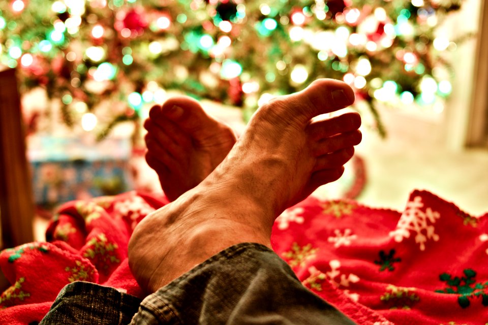 Persons Left And Right Feet