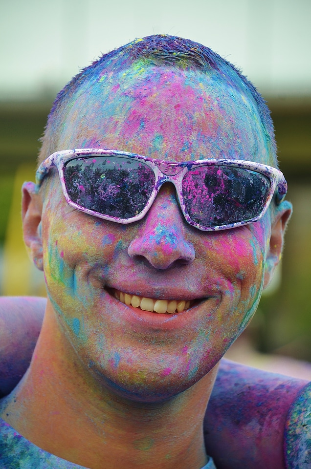 Painted male funny