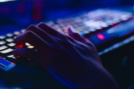 Photo Of Person Typing On Computer Keyboard
