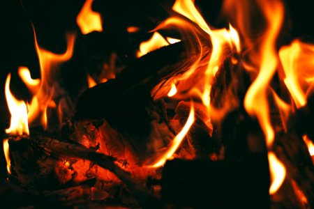 Closed Up Photography Of Flame