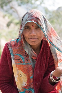 Woman jaipur india photo