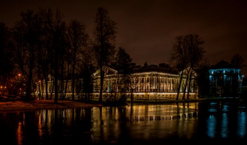 Palace During Night Time photo