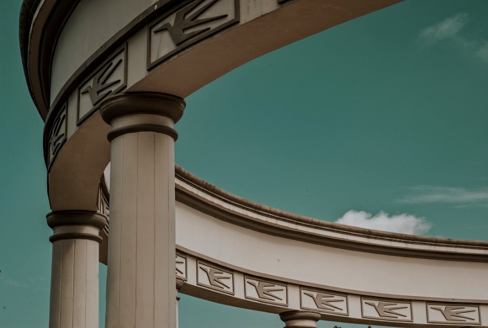Close Up Photography Of Concrete Column Building
