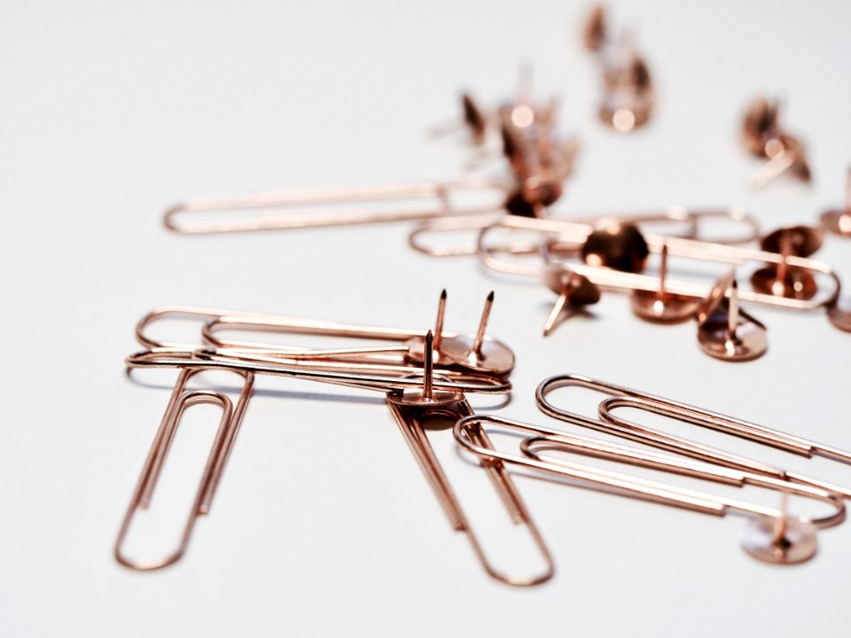 Paper Clips And Thumb Tacks