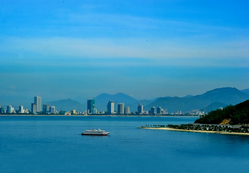 Cruiseship On Body Of Water