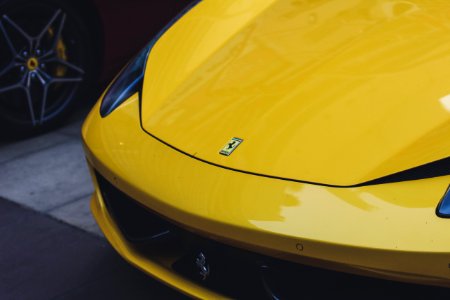 Yellow Ferrari Car photo