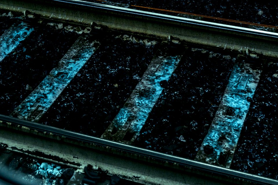 Gray Metal Railway