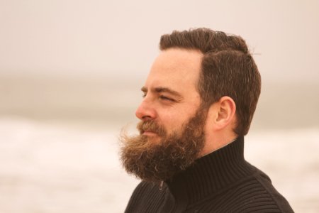 Depth Of Field Photography Of Man In Black Turtle Neck Top photo