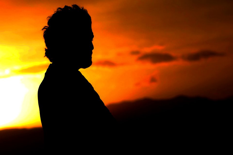 Silhouette Photo Of A Man