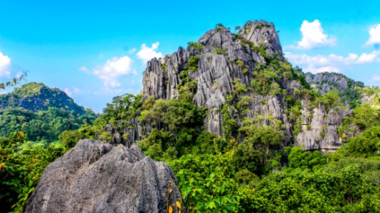Photography Of Mountain Covered With Trees