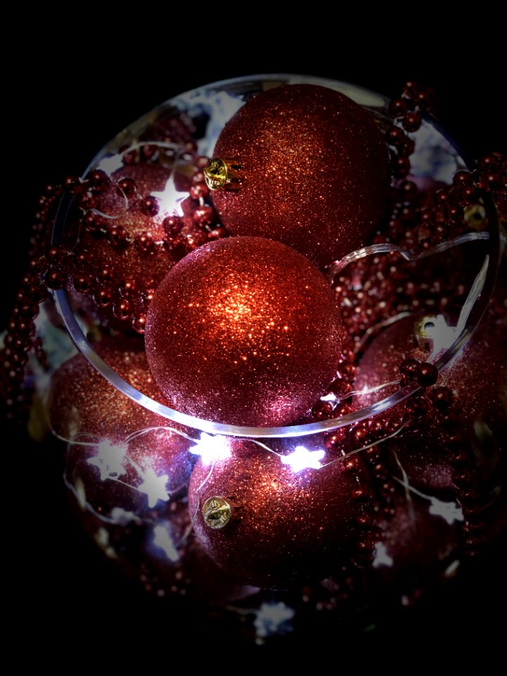 Photo Of Christmas Balls In The Vase