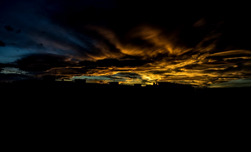 Photography Of Clouds During Golden Hour photo