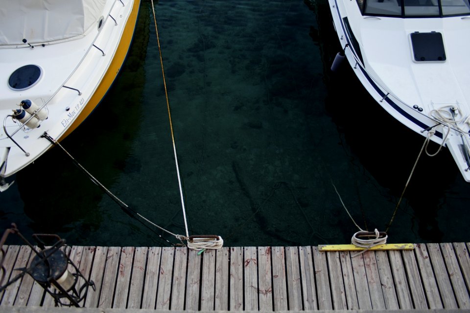 Aerial Photography Of White Yachts
