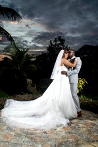 Photo Of A Man Kissing His Wife