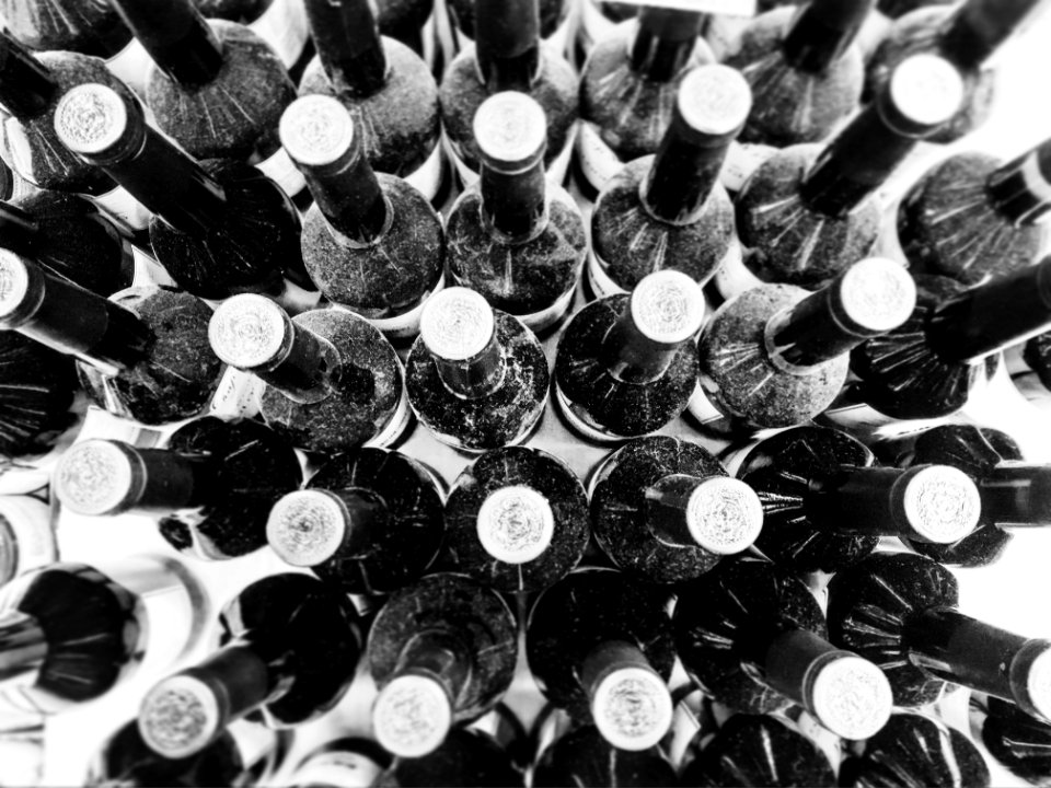 Black Wine Bottles