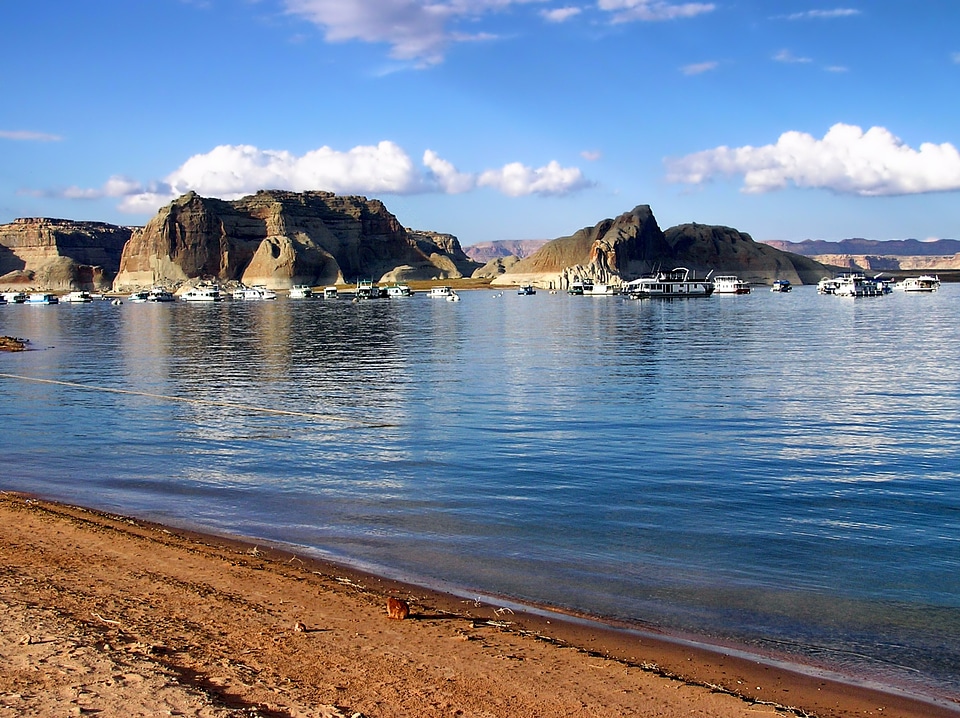 Landscape scenic lake