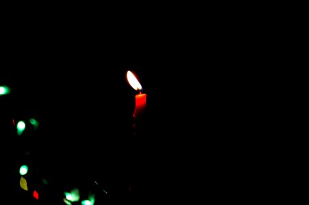 Close-Up Photography Of Red Candle photo