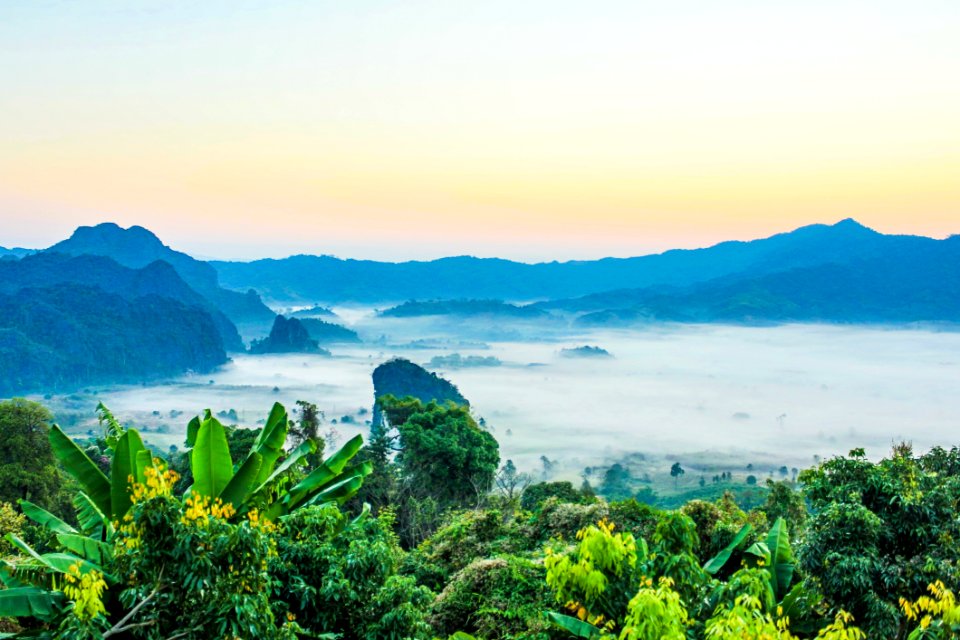 Scenic View Of The Mountains