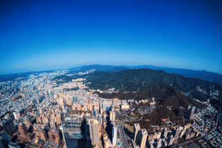 Aerial Photo Of High Rise Buildingss