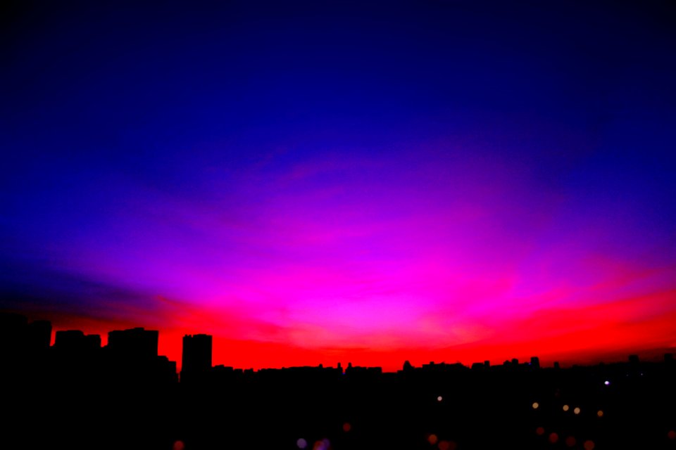 Photo Of Blue And Red Skies