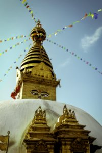 Low Angle Shot Of The Temple