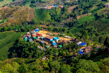 Aerial View Of Houses
