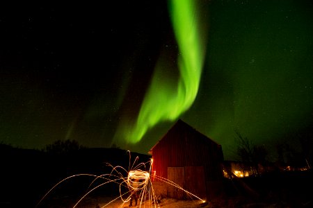 Time Lapse Photo Of Aurora Borealis photo