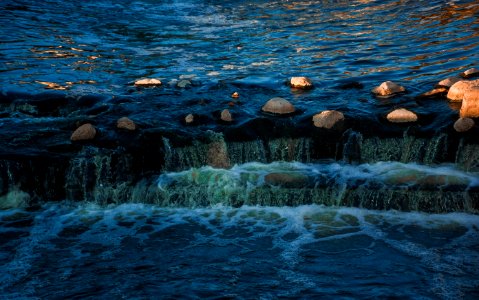 Body Of Water And Stones