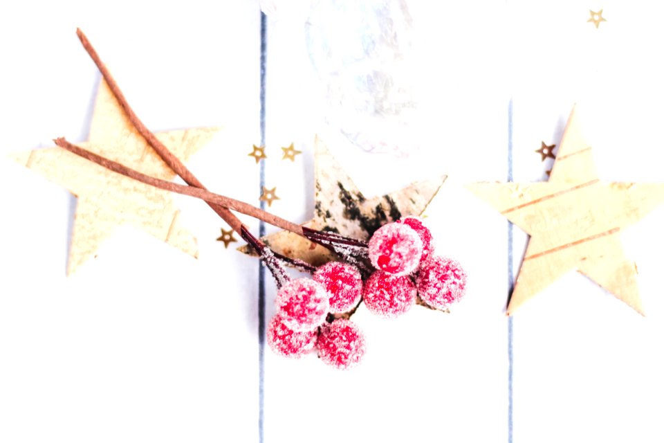 White Brown And Red Star Print Painting