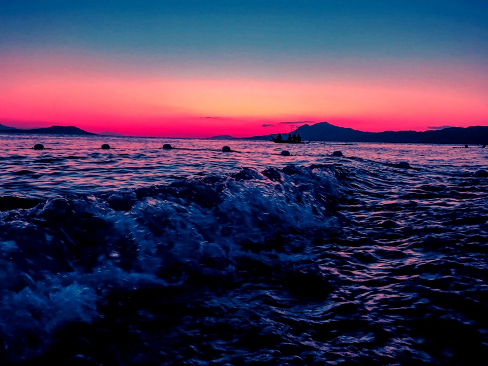 Person Taking Photo Of Body Of Water In Long Exposure Shot photo