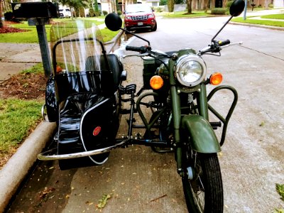 Green And Black Tricycle