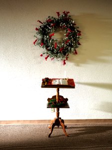 Brown Wooden 2-layer Book Rack