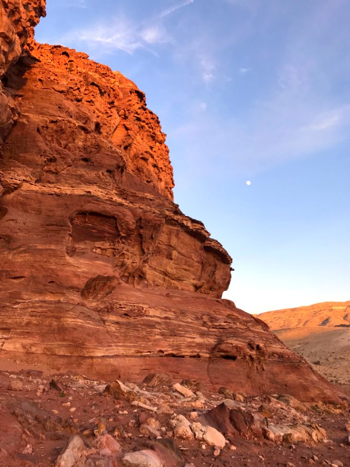 Rock Formation Under Blue Sky photo