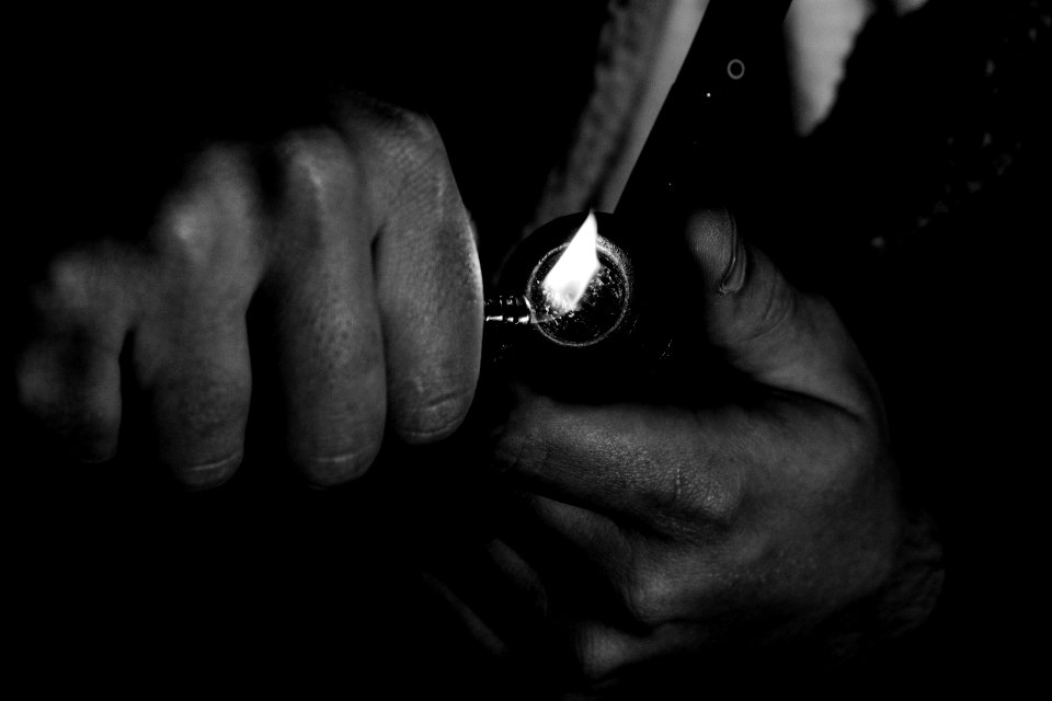 Photo Of Man Holding Lighter