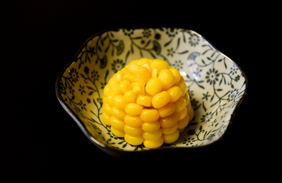 Cooked Corn On Bowl