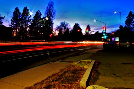 Time Lapse Photo Of Cars During Dawn