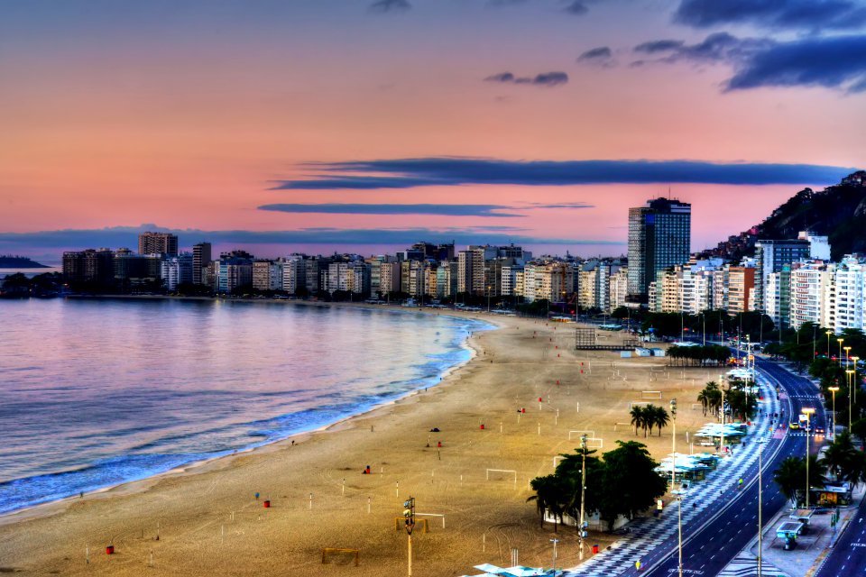 City Buildings Near Body Of Water
