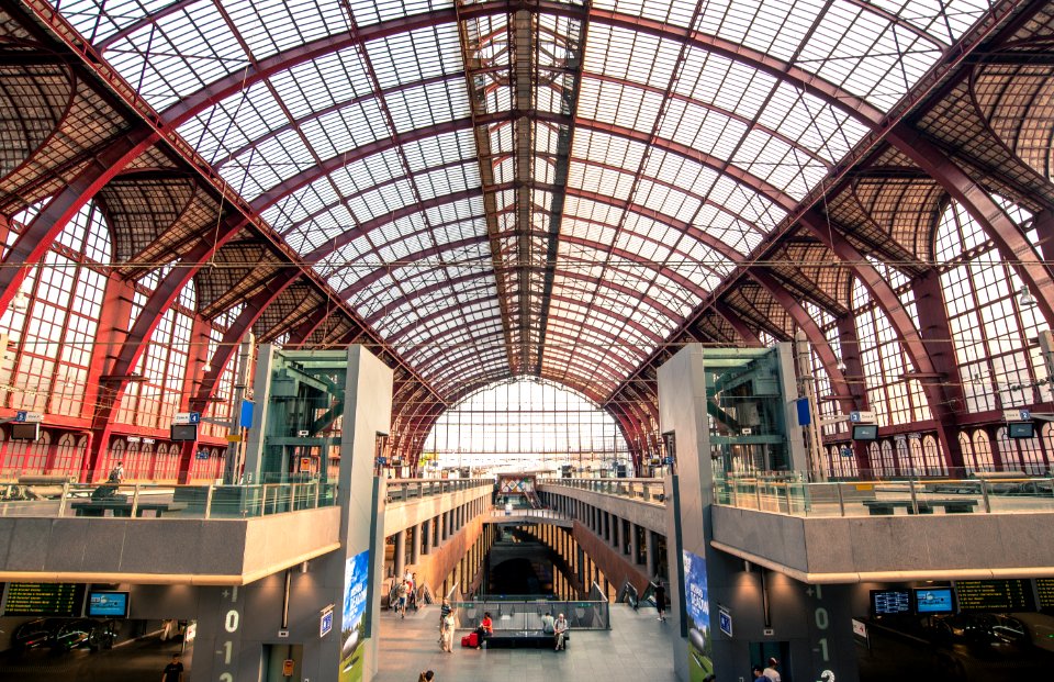 Photo Of The Central Station In Belgium photo