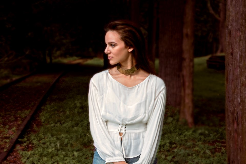 Photo Of Woman At The Forest