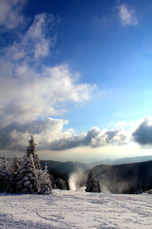 Landscape Photography Of Snowy Mountain